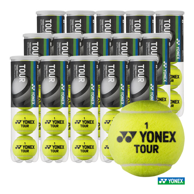 ヨネックス YONEX テニスボール 70％OFFアウトレット TOUR ツアー 60球 4球入 定番の中古商品 15缶 TB-TUR4 1箱