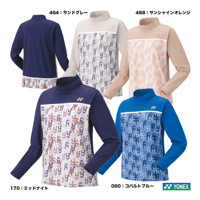 ヨネックス YONEX 庭球お召しもの レディス 取り組みプルオーバー（ロング捩り） 20797Y