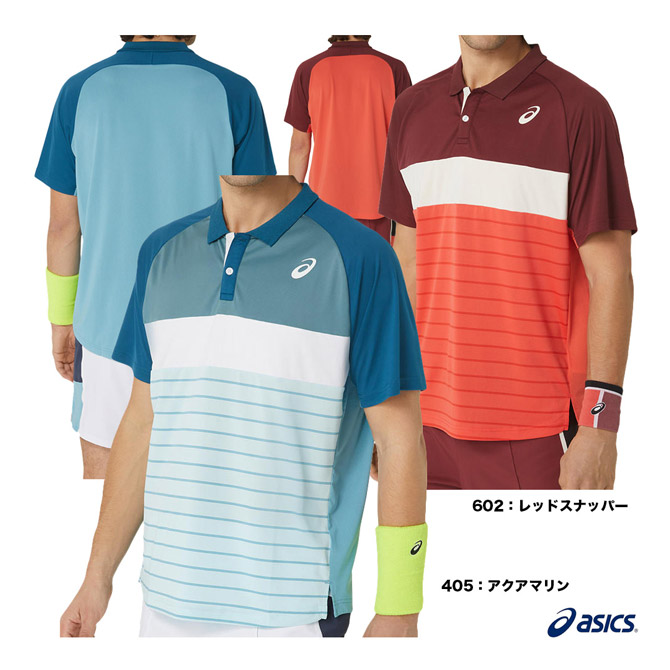 ASICS アシックス　半袖ポロシャツ 2色セット Mサイズ 楽天市場】アシックス ポロシャツ メンズ ブランド 半袖 吸汗 速