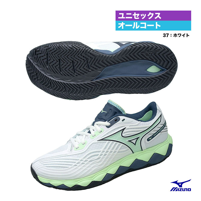 ミズノ MIZUNO 庭球シューズ ユニ一発やる ウエーブエンフォースツアー 2 AC 61GA250037