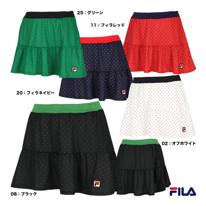 FILA スコート　ブラック　Ｌサイズ fil-ws24swo-vl2845_1.jpg