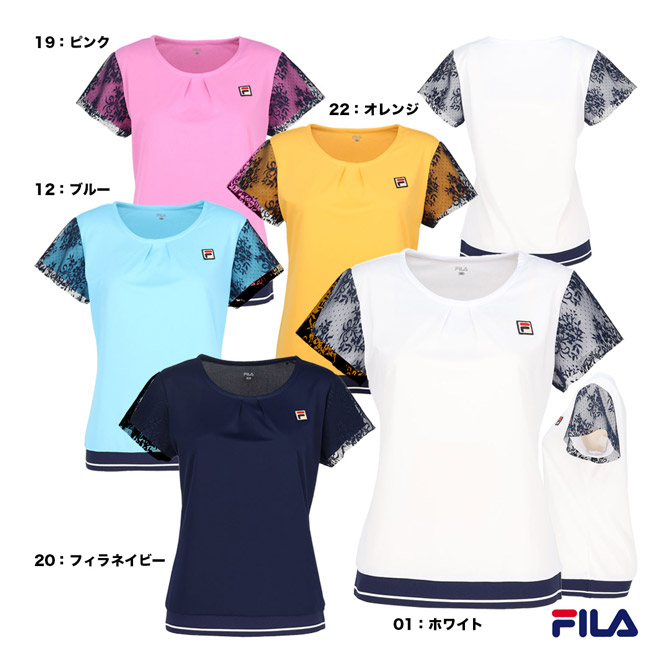 楽天市場】フィラ FILA テニスウェア レディス アップリケTシャツ VL2819 : テニスジャパン 楽天市場店