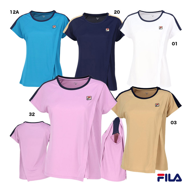 FILA テニスレディース　Tシャツ •スコート　L テニス】スコート / レディース （ブラック） -FILA（フィラ