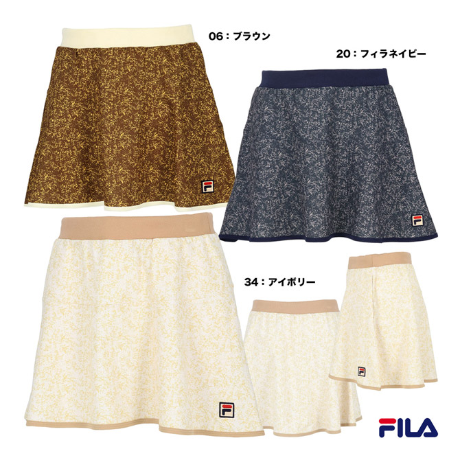 フィラ シャツスコートセット M 楽天市場】フィラ FILA テニスウェア レディス スコート VL2934