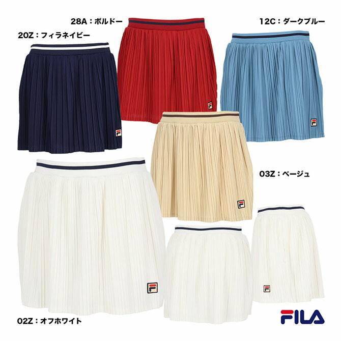 楽天市場】フィラ FILA テニスウェア レディス スコート EL0008