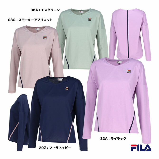 楽天市場】フィラ FILA テニスウェア レディス ロングスリーブ