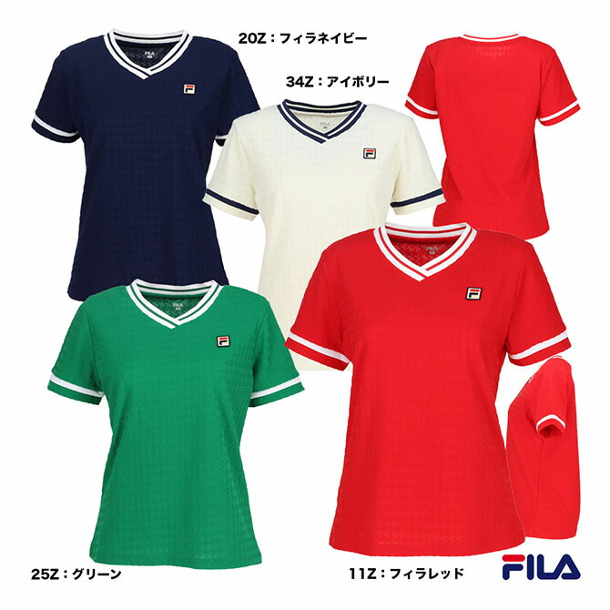 FILA テニスウェア セットアップ 赤・白・紺 FILA テニスウェア セットアップ 赤・白・紺ベストセラー