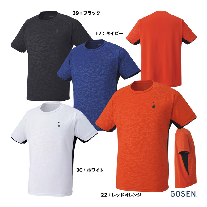 ゴーセン GOSEN テニスウェア ユニセックス ゲームシャツ T2340