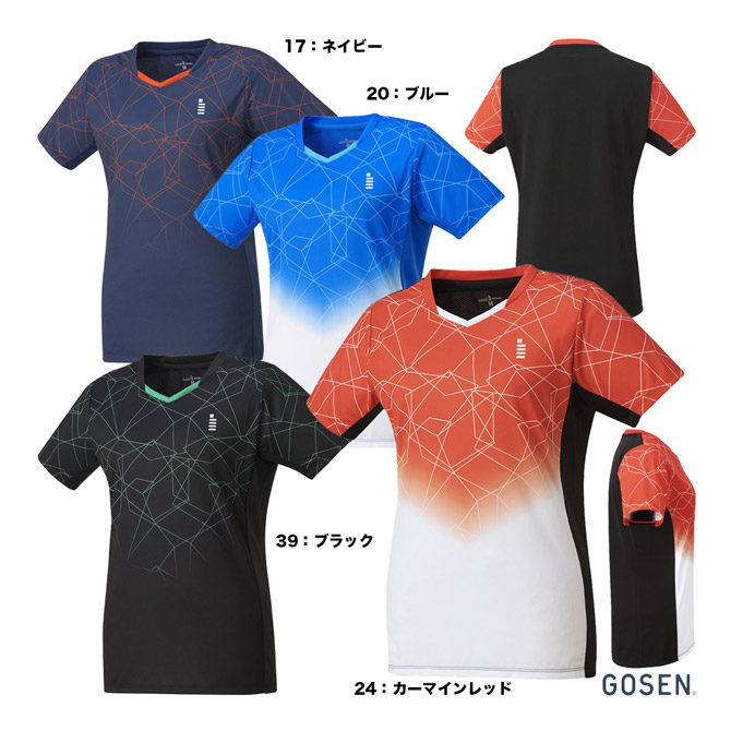 GOSEN Tシャツ　テニスウェア ゴーセン ウェア（レディース） ]ゲームシャツ レディース T2443