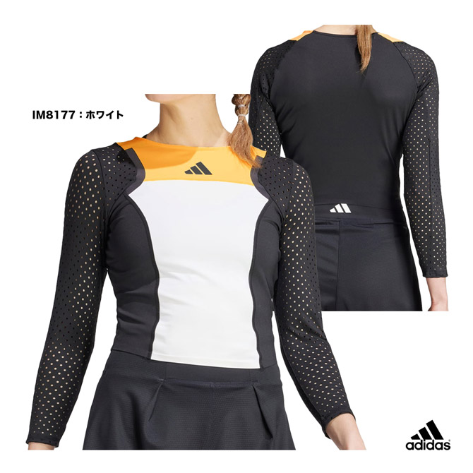 アディダス adidas テニスウェア レディス W TENNIS 3/4袖 Tシャツ PRO IKL69