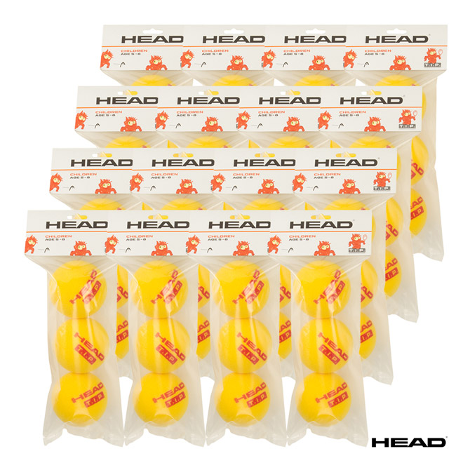 上端 HEAD 庭球どんぶり鉢 T.I.P.赤いこと -質問用紙どんぶり鉢 1箱（16ポリ御徒面子/48球） 578363