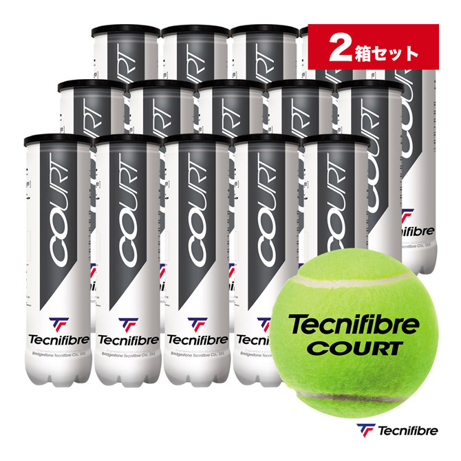 楽天市場 テクニファイバー Tecnifibre テニスボール Court コート 4球入 2箱 30缶 1球 Tba4ct1 テニスジャパン 楽天市場店