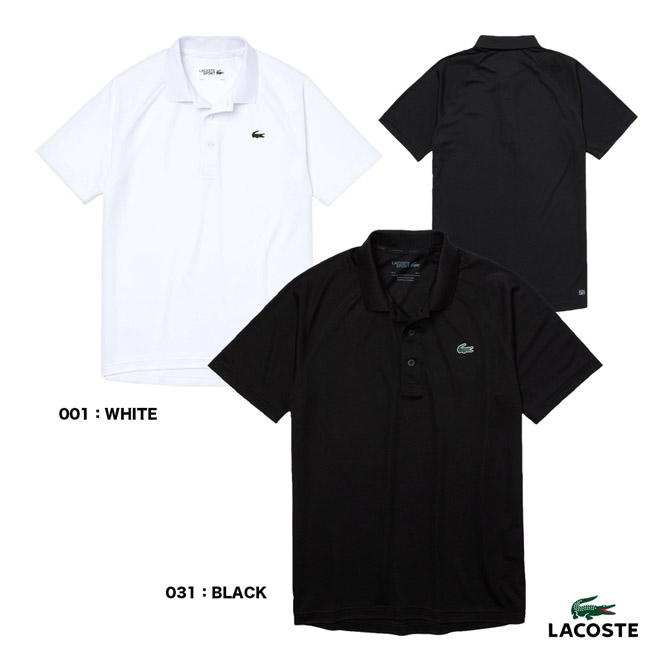 ラコステ LACOSTE 庭球御召しもの メンズ ウルトラ素っ気ない鹿の子地スポーツシャツ DH3201