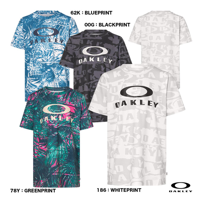 Oakley スポーツウェア オークリー（OAKLEY）テニスウェア SLANT ブロック Tシャツ 12.0