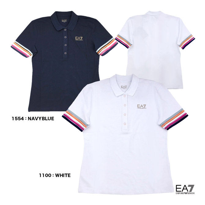 エンポリオアルマーニ EMPORIO ARMANI EA7 庭球お召しもの レディス TENNIS CLUB W POLO SS PQ 3RTF01