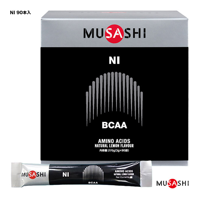 ムサシ MUSASHI サプリ NI（ニー） スティックタイプ 1箱90本入 スティック1本3.0g入 10036｜テニスジャパン 店