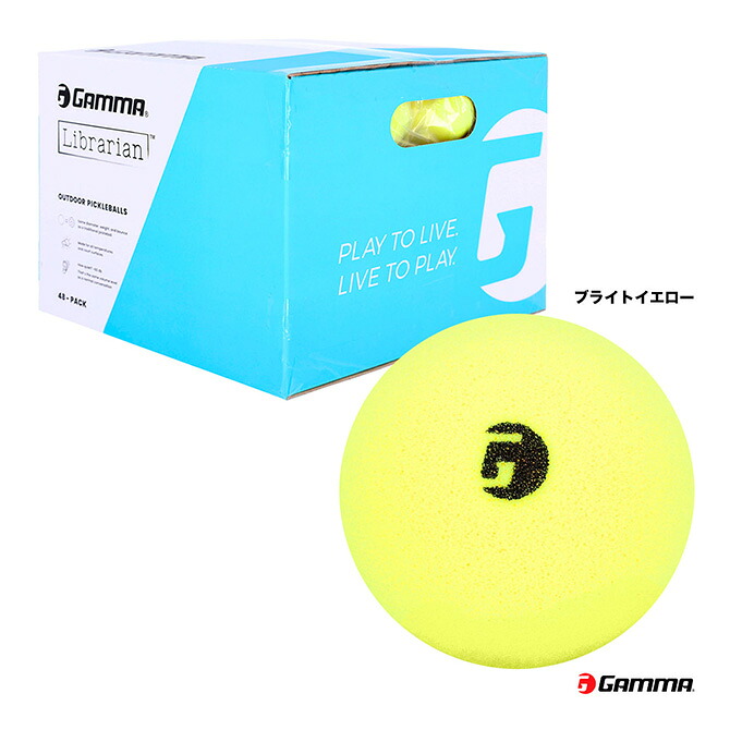 ガンマ GAMMA ピックルボール ライブラリアン フォーム ボール 48球 LIBRARIAN FOAM BALL 48P 1E805869 25,344円
