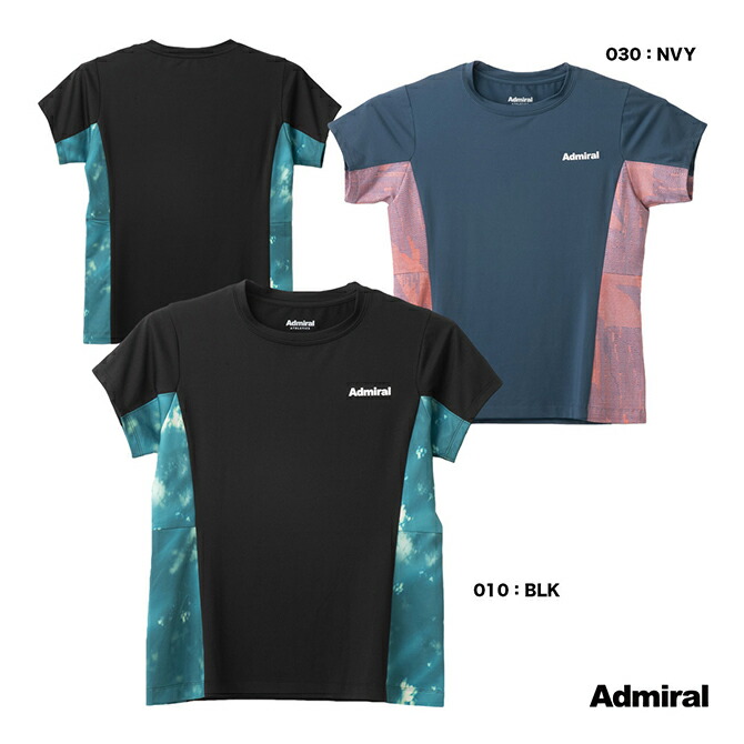アドミラル バックスリットフラワーTEE (ATLA513) ブルー バックスリットフラワーTEE ATLA513 – ADMIRAL
