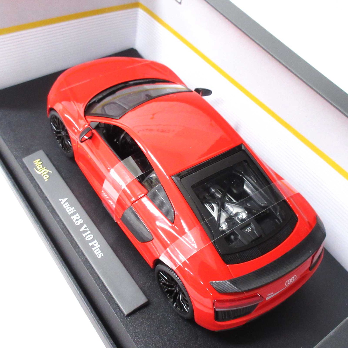 重要なお知 Maisto ミニカー 1:18 PE アウディR8V10 レッドの通販 by