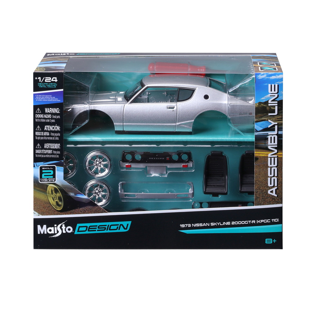 楽天市場】ミニカー 1/24 スカイライン ケンメリ GTR レーシング
