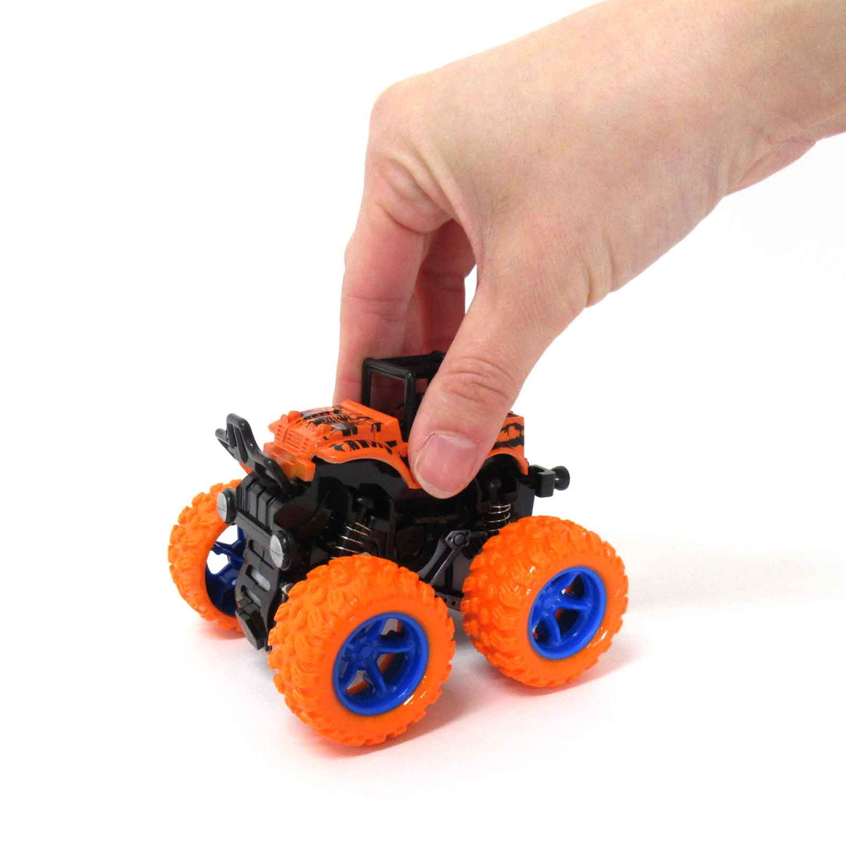 ミニカーセット 4台 カラフル 楽天市場】フリクション ミニカー 4WD モンスターZAP 4色×2個