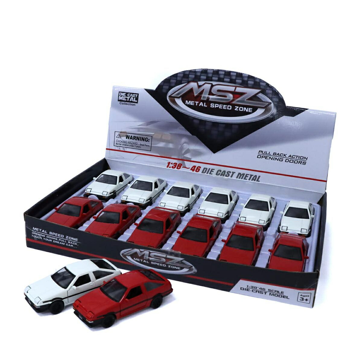 楽天市場】MSZ ダイキャスト プルバックミニカー 1/37 トヨタ
