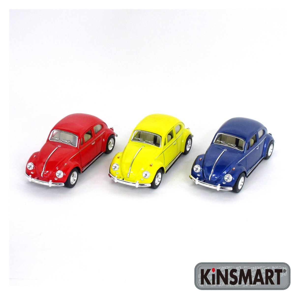 キンスマート 1/32 プルバック ミニカー ワーゲン ニュービートル 12台 KinSMART KiNSMART 1/32 1967クラシックビートル プルバック