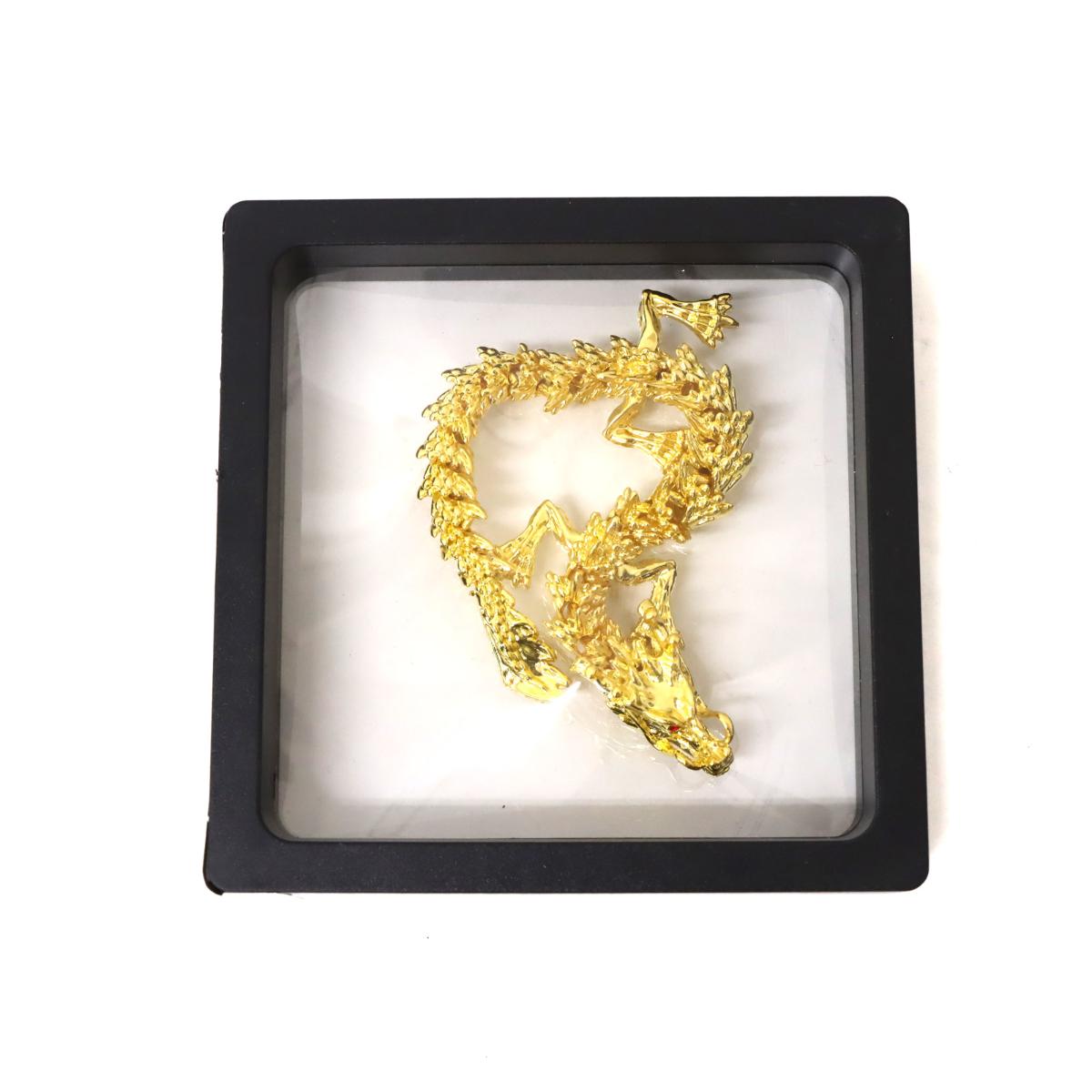 楽天市場】金龍 ダイキャスト 開運 龍の置物 20cm 風水 オブジェ 金運