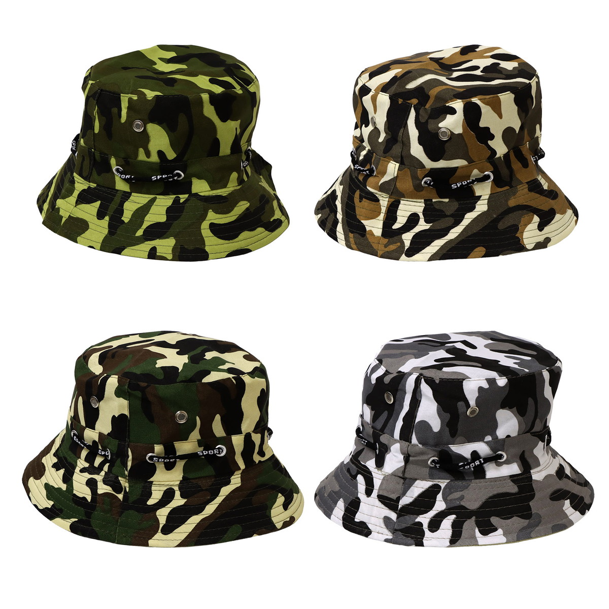 楽天市場】ハット hat サファリ バケットハット スタッズ コットン