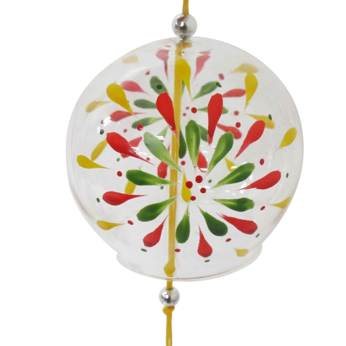 ハンドメイド❣️日本の夏❣️すいか、朝顔、金魚、和風のアレンジ、花火❁⃘*.゜ 夏の風情を醸し出す「和可愛い」風鈴♪夏風情 ガラス風鈴 4柄