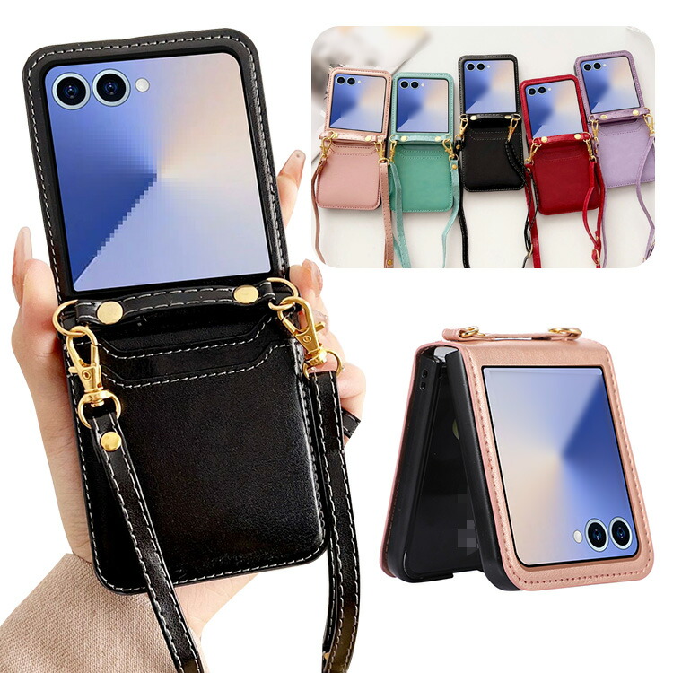 SAMSUNG - 【新品未使用】GALAXY Z Flip3 純正 ストラップ付きケース SAMSUNG Galaxy Z Flip 3 4 ケース 折りたたみ ギャラクシーz