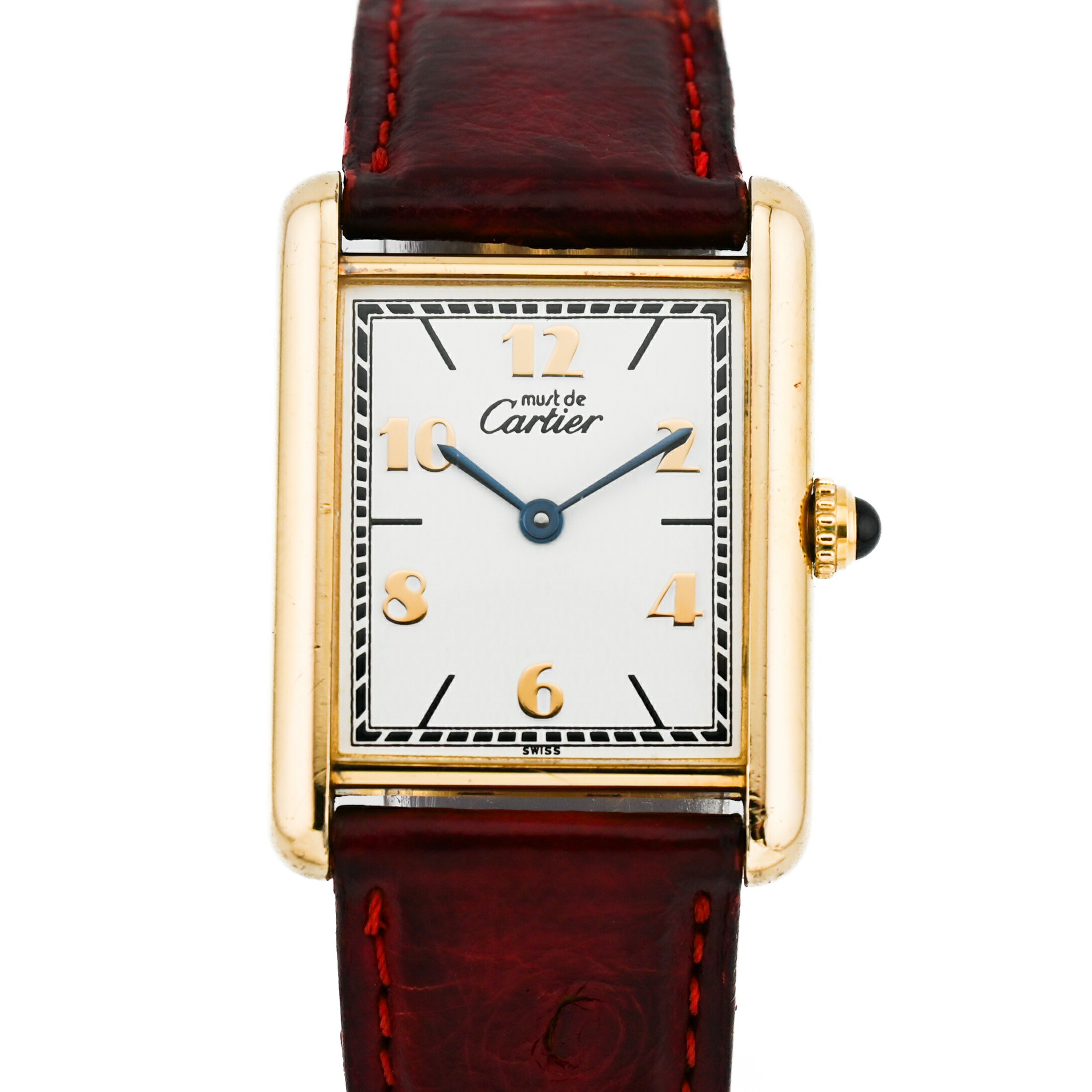 楽天市場】【OH済/ベルト2種】カルティエ マストタンク アラビア文字盤