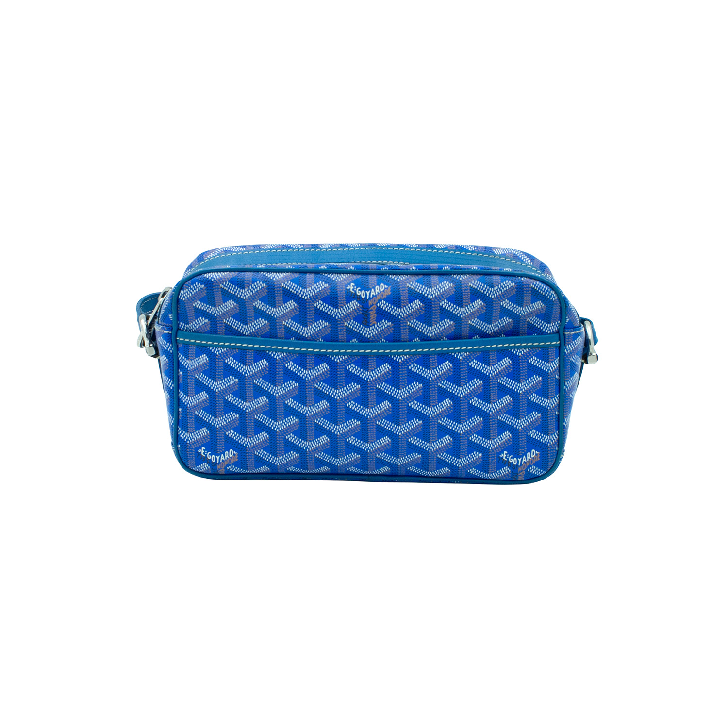 ゴヤール 〔GOYARD〕 優勝杯頭を覆う物 青碧 CAPVE2PMLTY PM御徒面子 クロスボディバッグ ショルダーバッグ ポシェット 合財袋 レディース メンズ  【中古・美品】