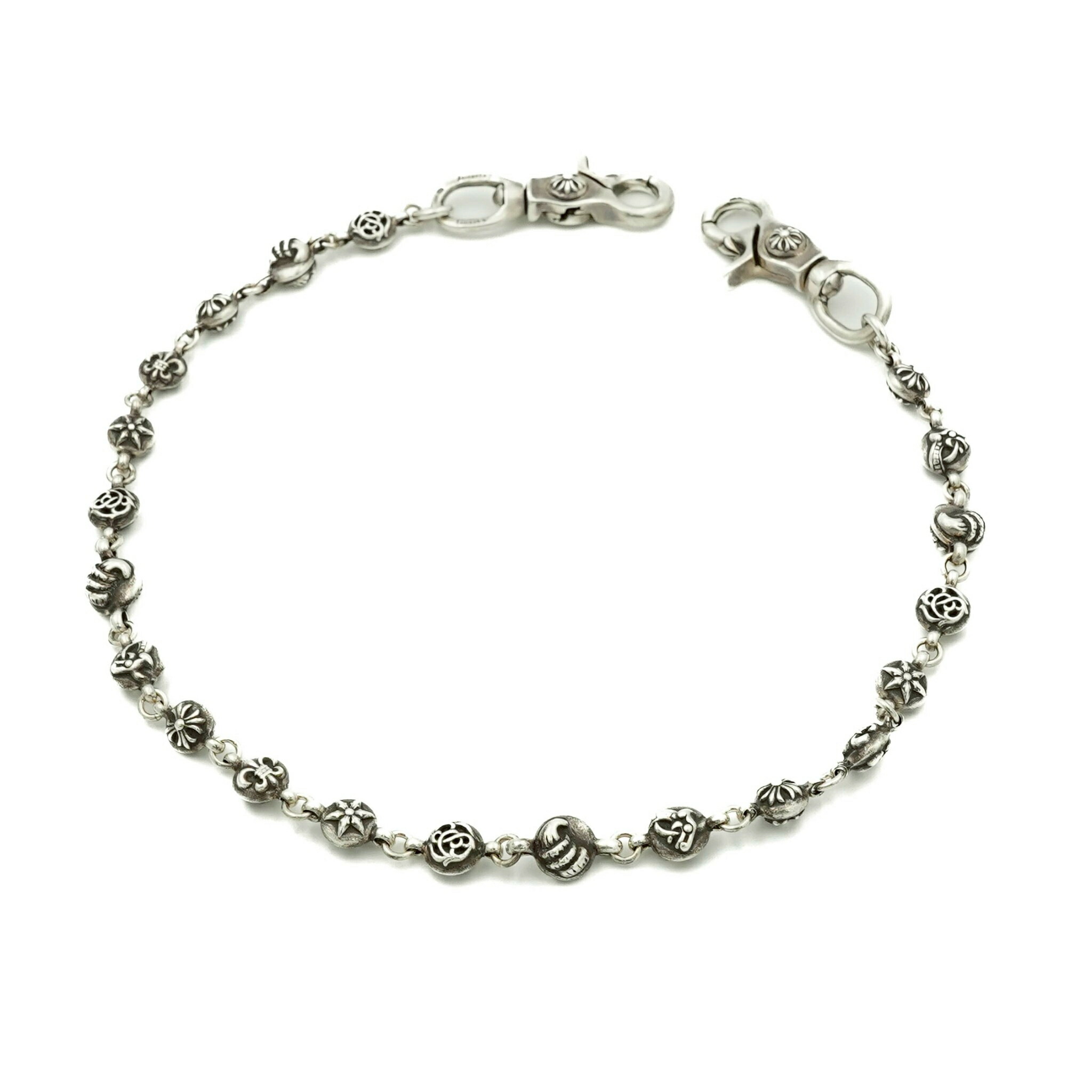 トマトスープクロムハーツ ♯2ボールショートウォレットチェーン 楽天市場】CHROME HEARTS CROSS BALL SHORT WALLET CHAIN クロム