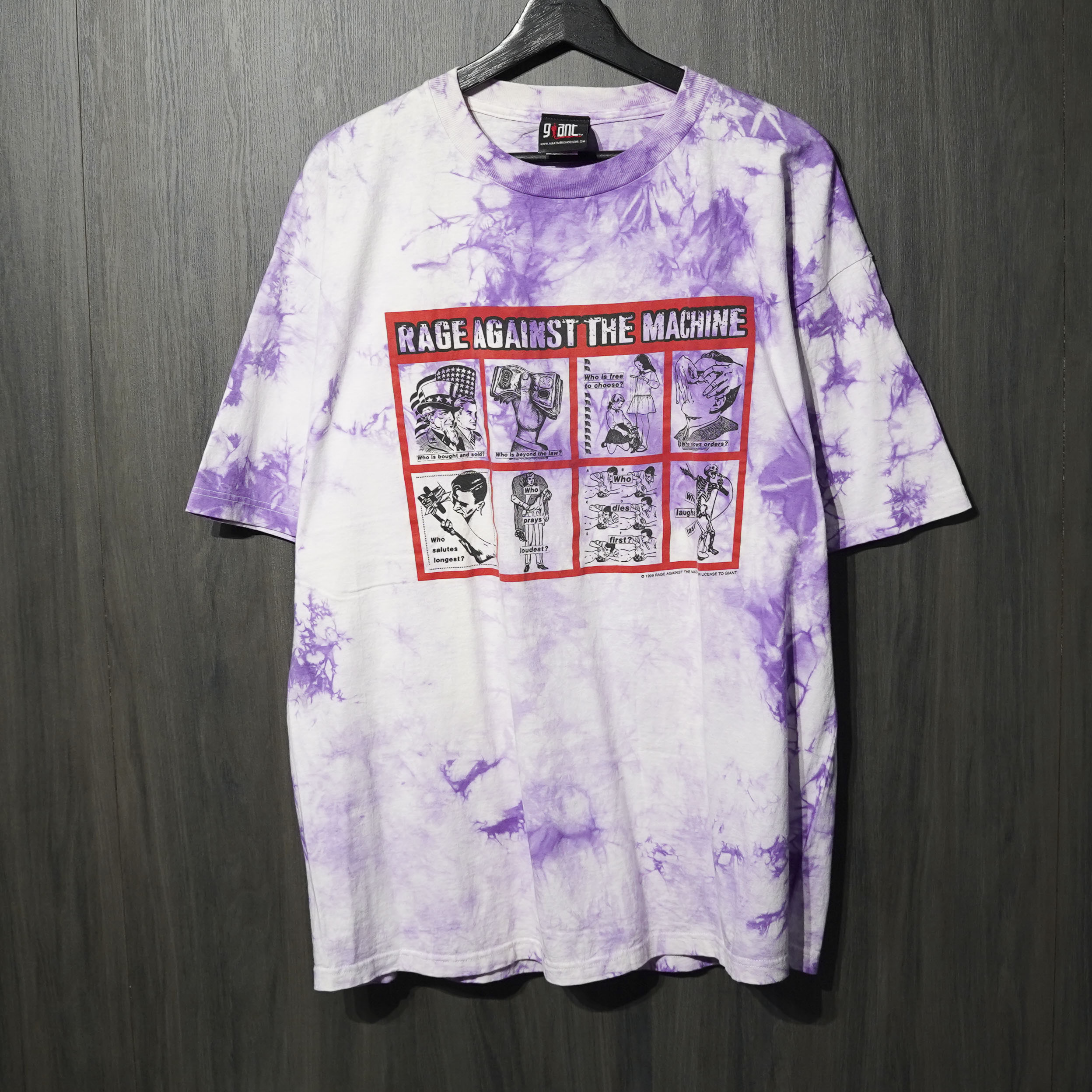 RAGE AGAINST THE MACHINE Tシャツ バーガンディ L 90s RAGE AGAINST THE MACHINE S/S Tee バーガンディ L レイジ