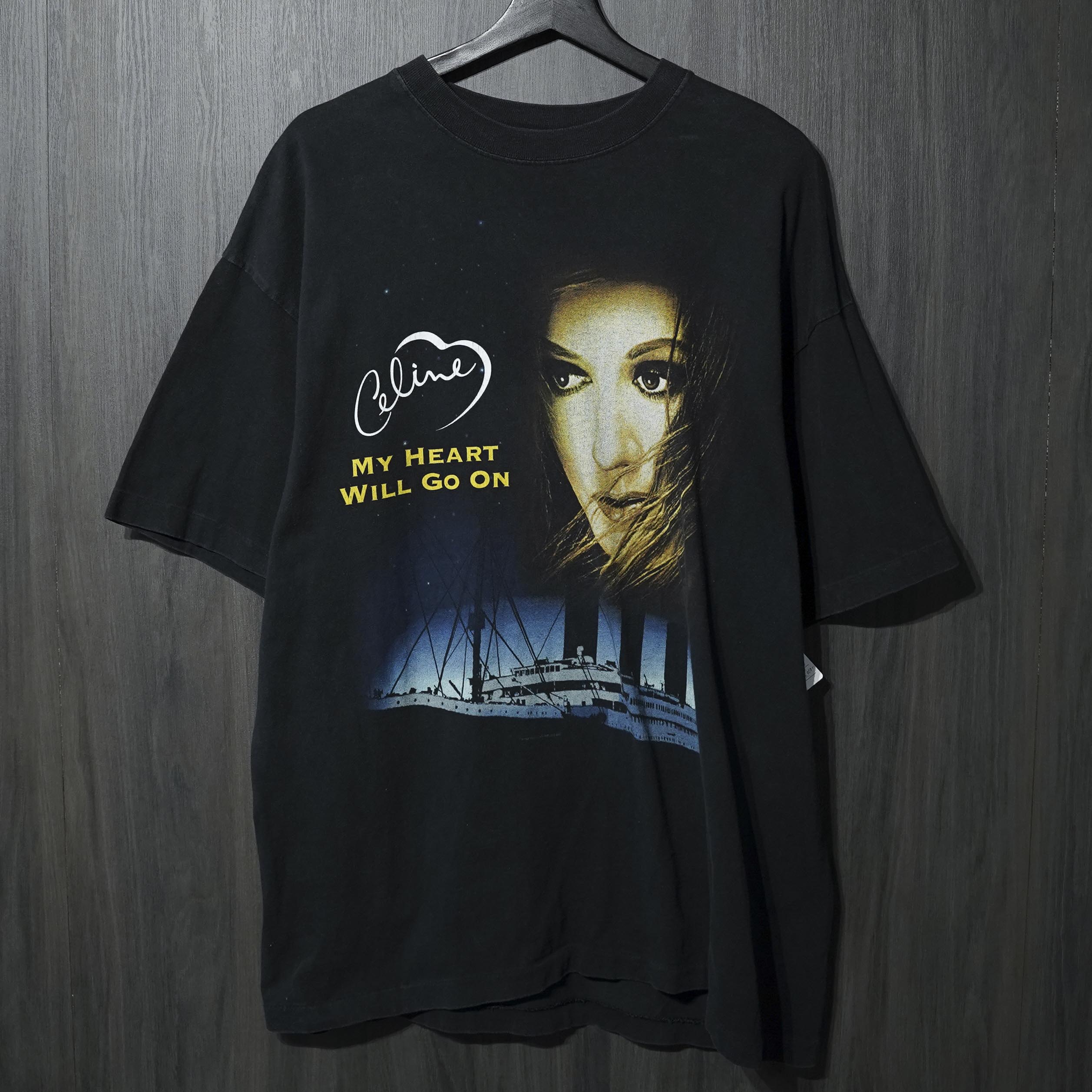 vintage セリーヌディオン Tシャツ XL Hanes BEEFY 楽天市場】90年代 CRONIES CELINE DION セリーヌディオン バンド