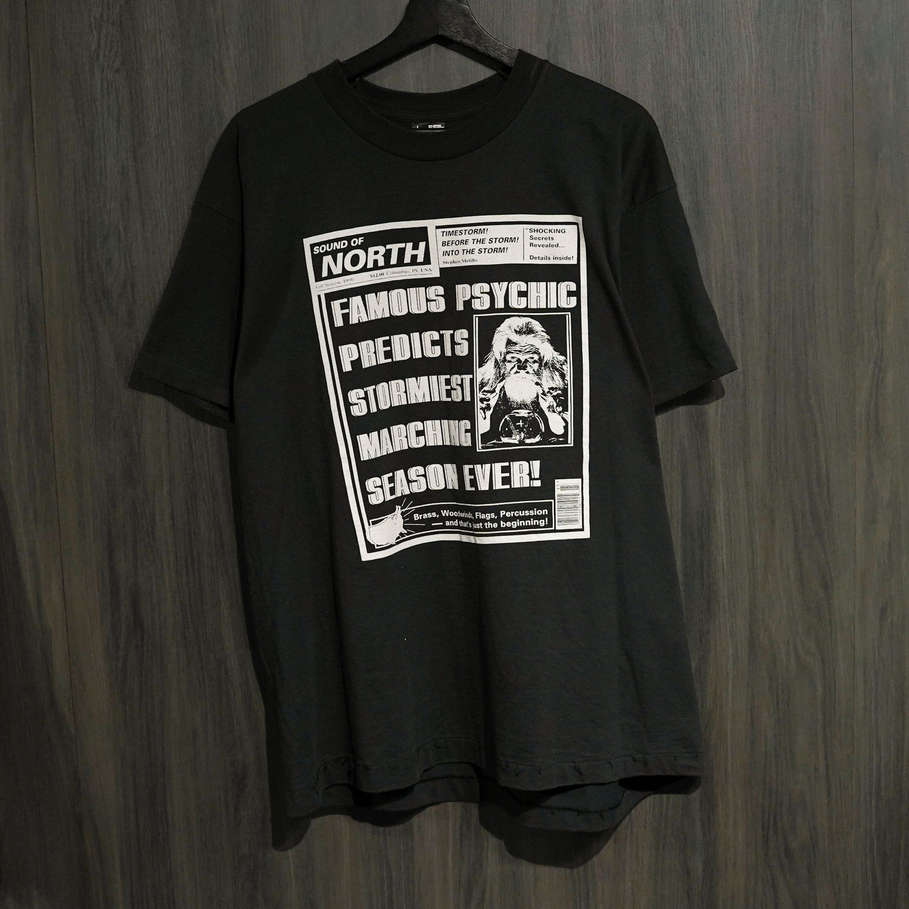 90S VINTAGE TEE Sound Of North Marching Band 1996 \"Band Tee\"" FOTL BEST L  半袖プルオーバー 黒いこと"