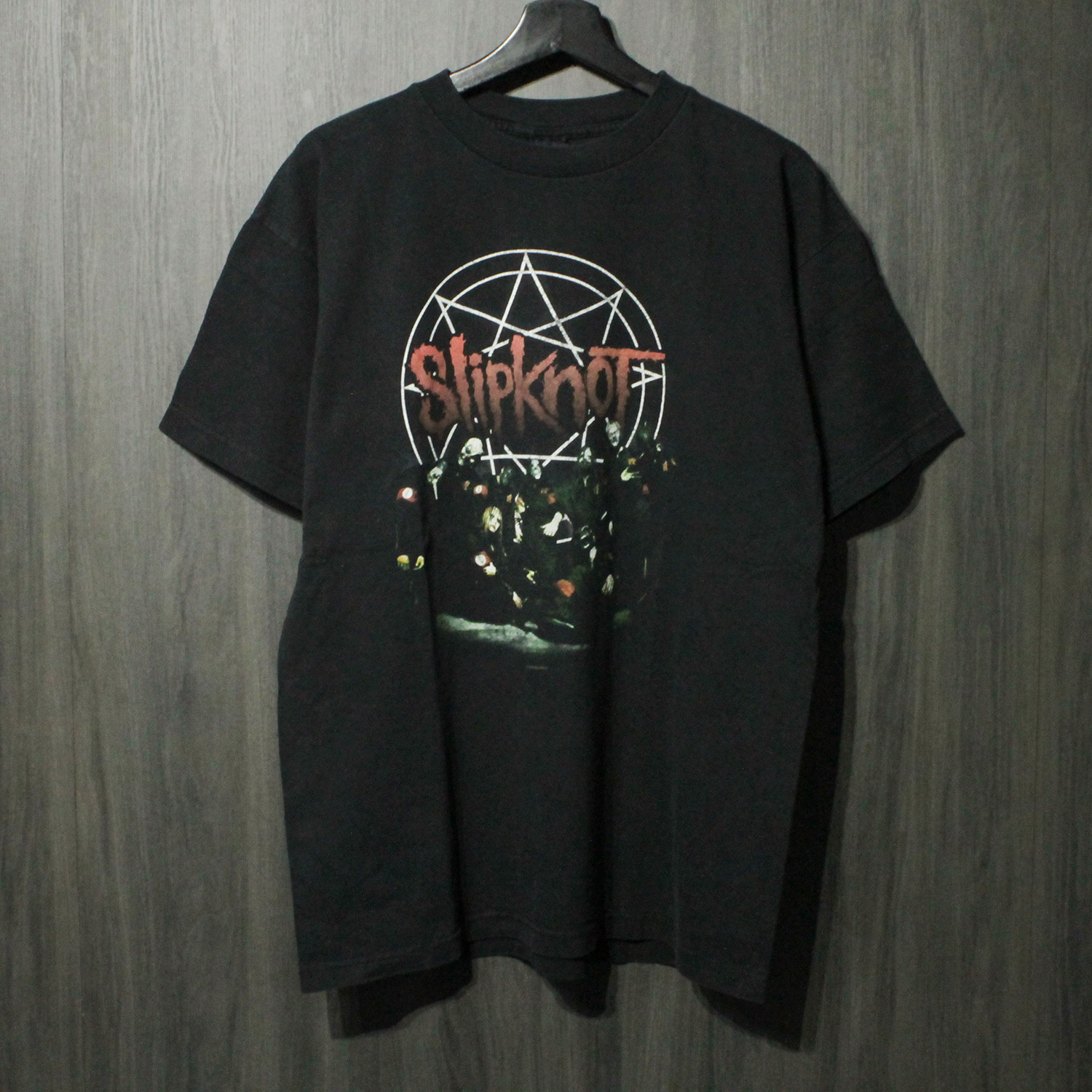 VINTAGE TEE Slipknot "2001 Member Photo Tee" U.S.T'S 707 L スリップノット 半袖Tシャツ ブラック｜Ten past Ten Jr.