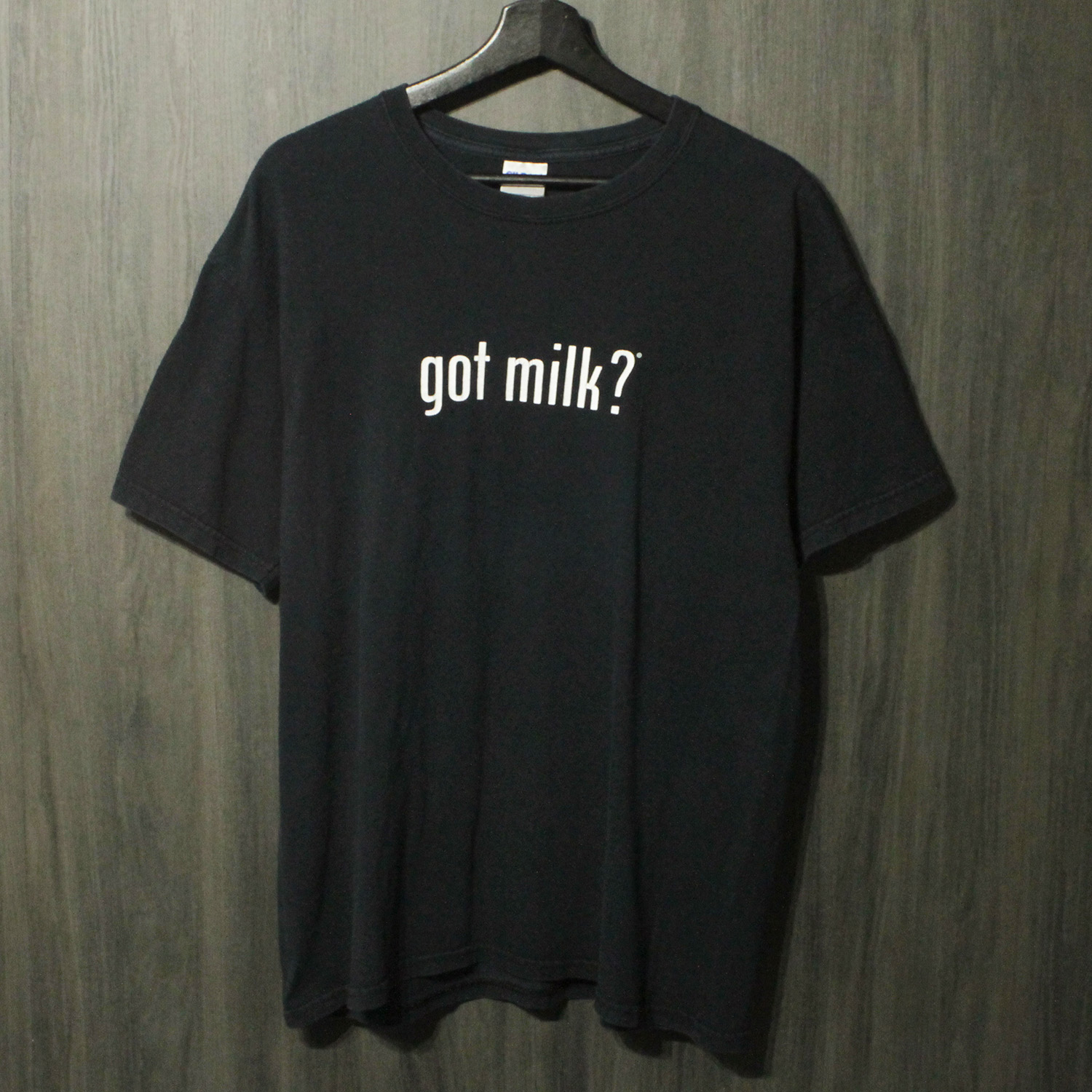 楽天市場】GF480 Tシャツ got milk パロディ 00s 黒T ゴットミルク