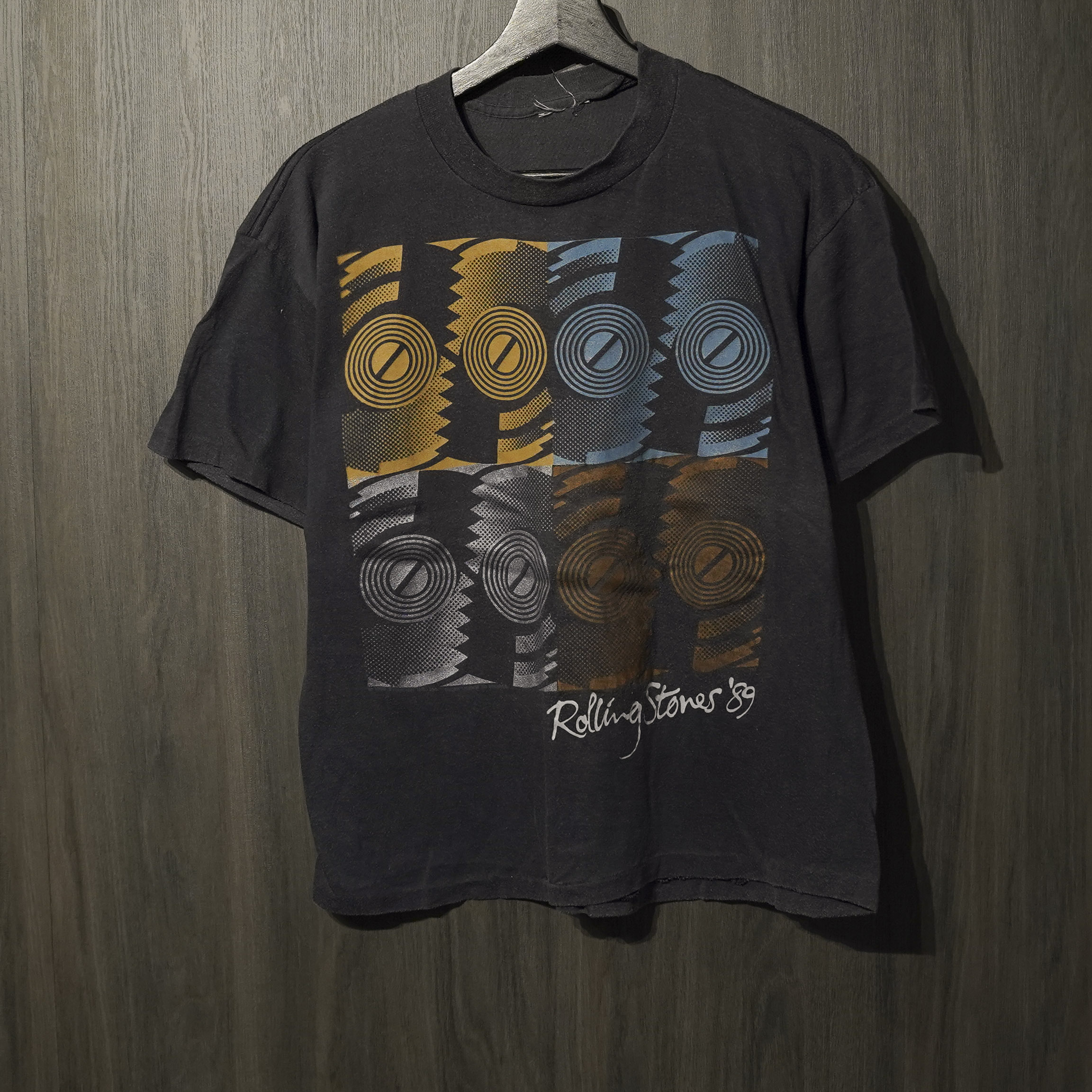 80s VINTAGE TEE The Rolling Stones " The North American Tour 1989 " CutTag Fits M ローリング・ストーンズ XL 半袖 Tシャツ ブラック｜Ten past Ten Jr. 7,810円