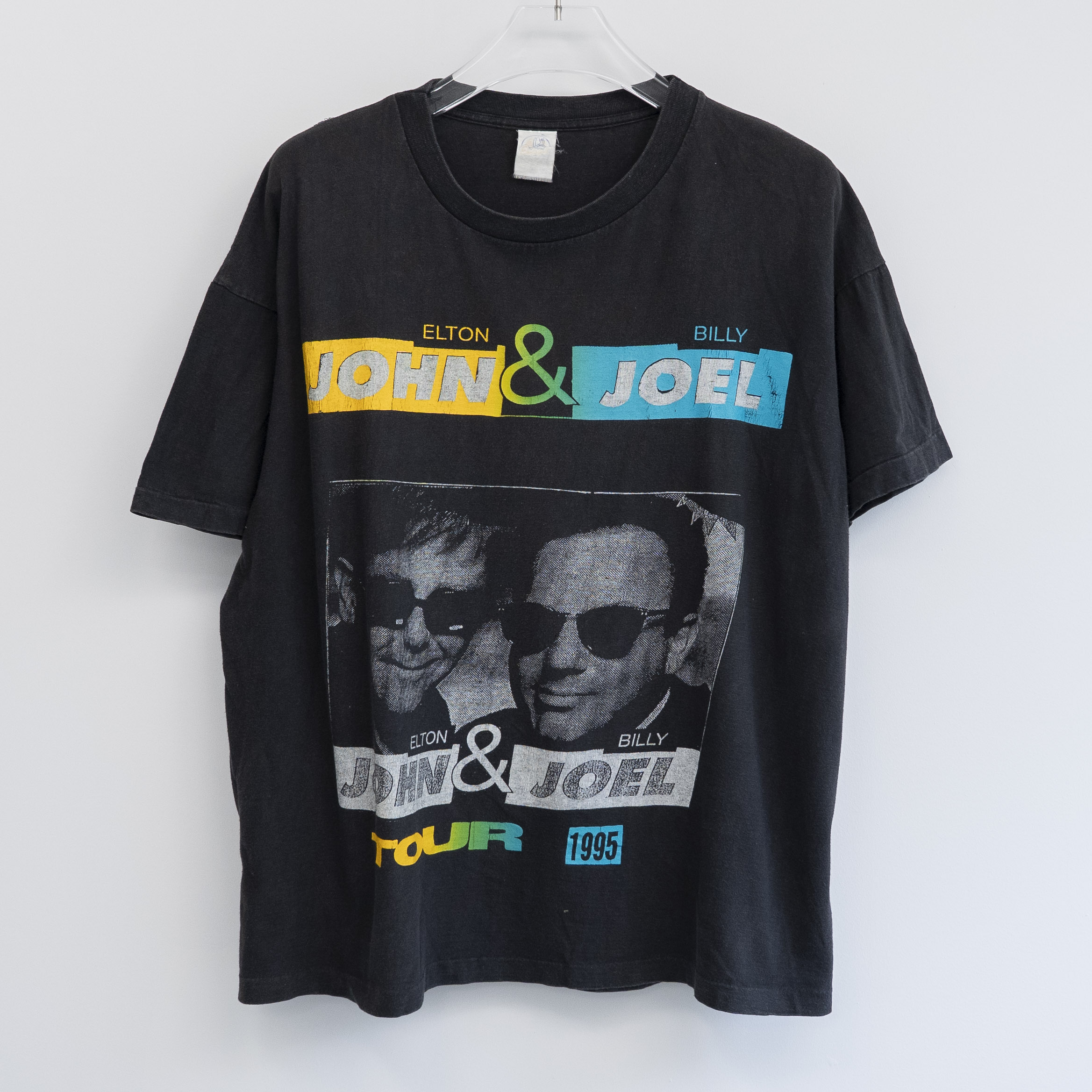 90s VINTAGE TEE Elton John & Billy Joel \