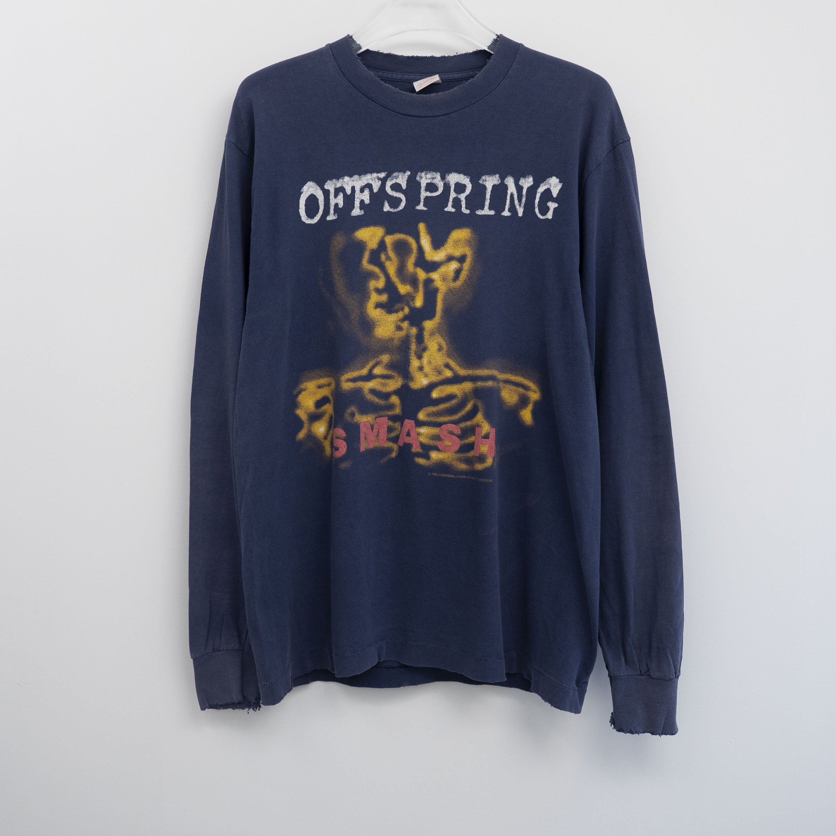 90s VINTAGE TEE Off Spring " Smash L/S " FOTL L オフスプリング 長袖 Tシャツ ネイビー｜Ten past Ten Jr. 43,560円