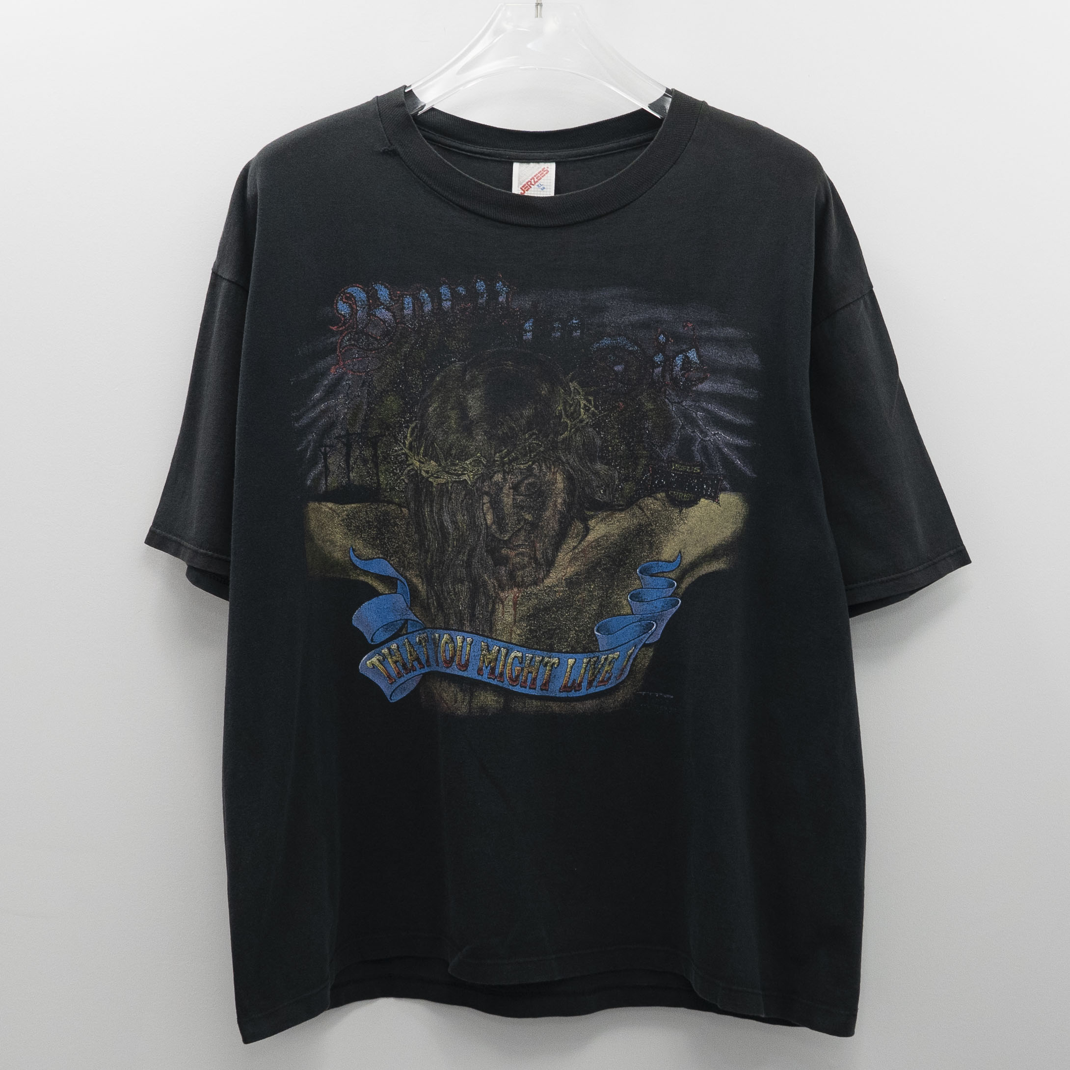 90S VINTAGE TEE Jesus Harley \