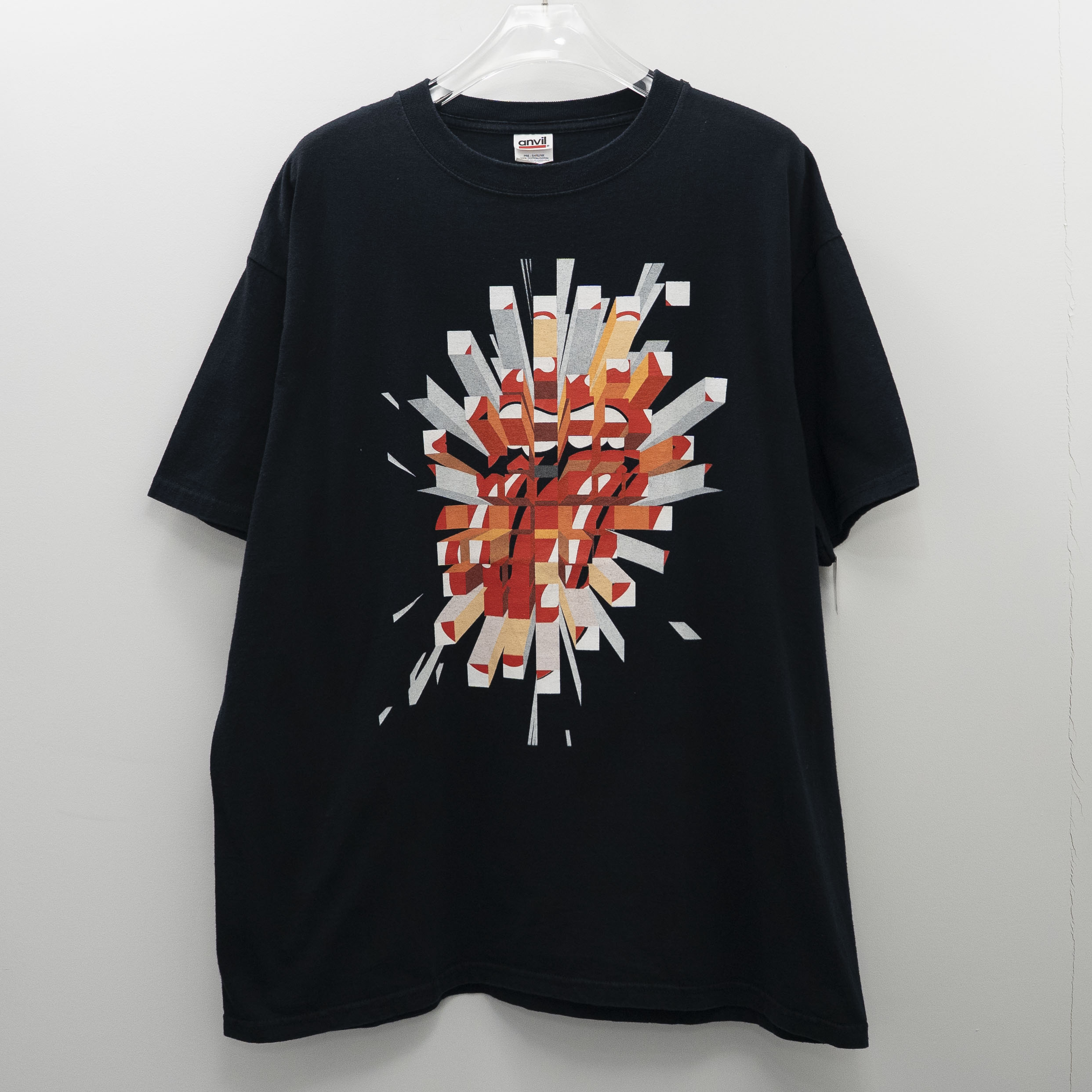 00S VINTAGE TEE The Rolling Stones \" A Bigger Bang \"" Anvil XL ローリング・ストーンズ 半袖プルオーバー 黒いこと"