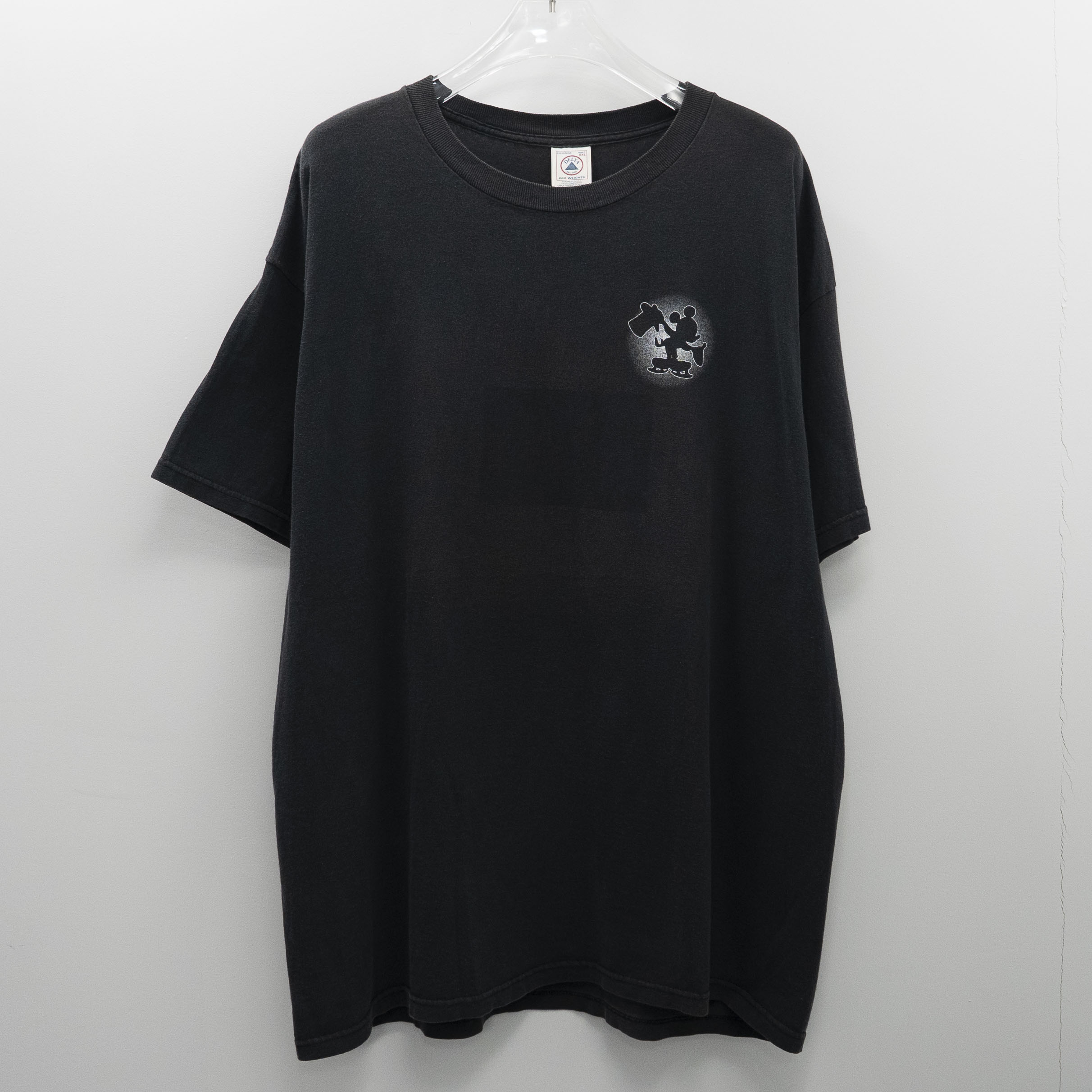 90S-00s  VINTAGE TEE Disney \" Disney on Ice \""Delta XXL ウォルトディズニー 半袖プルオーバー 黒いこと"