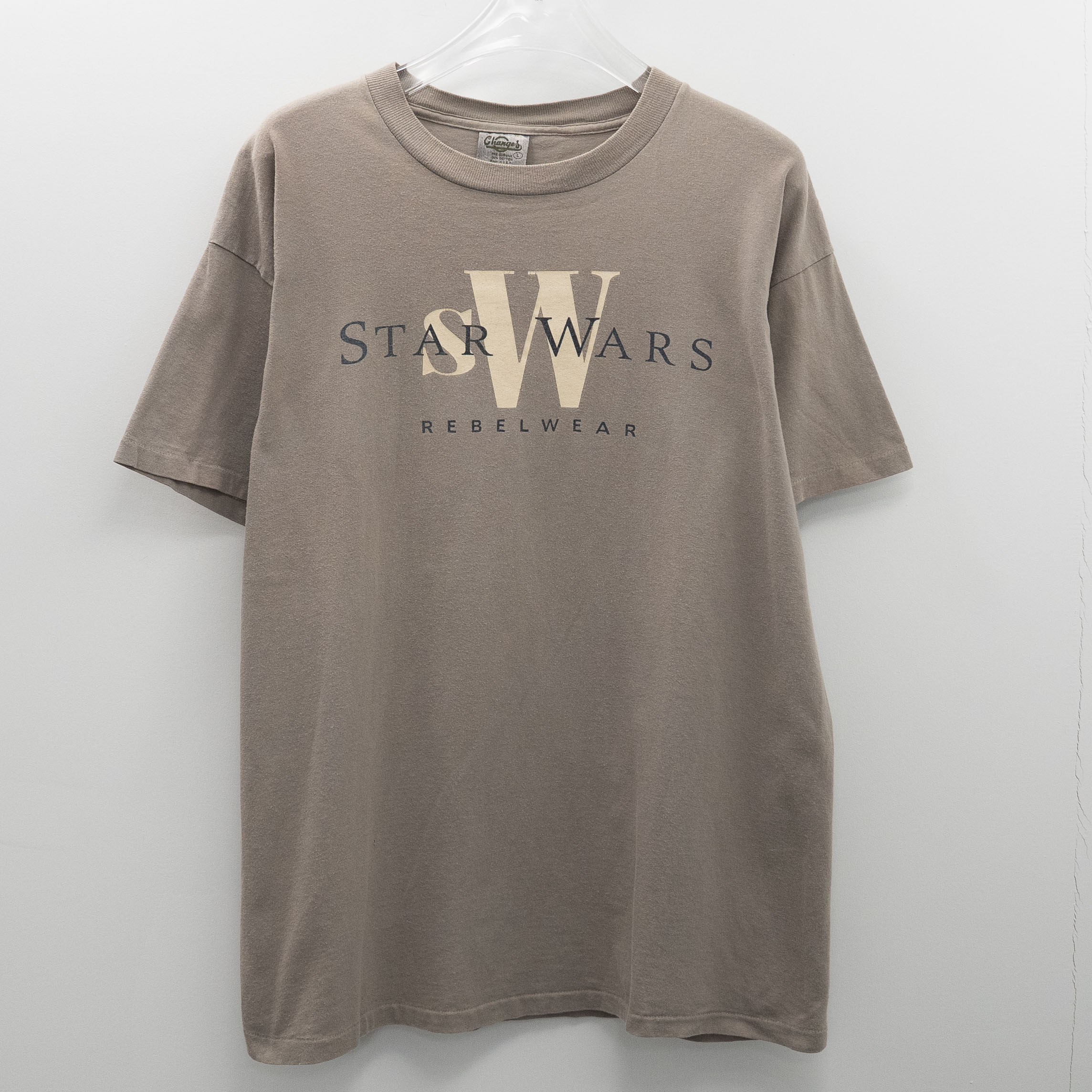 90S VINTAGE TEE Star Wars \" CK Parody \"" Changes L スター・ウォーズ 半袖プルオーバー 黒いこと"