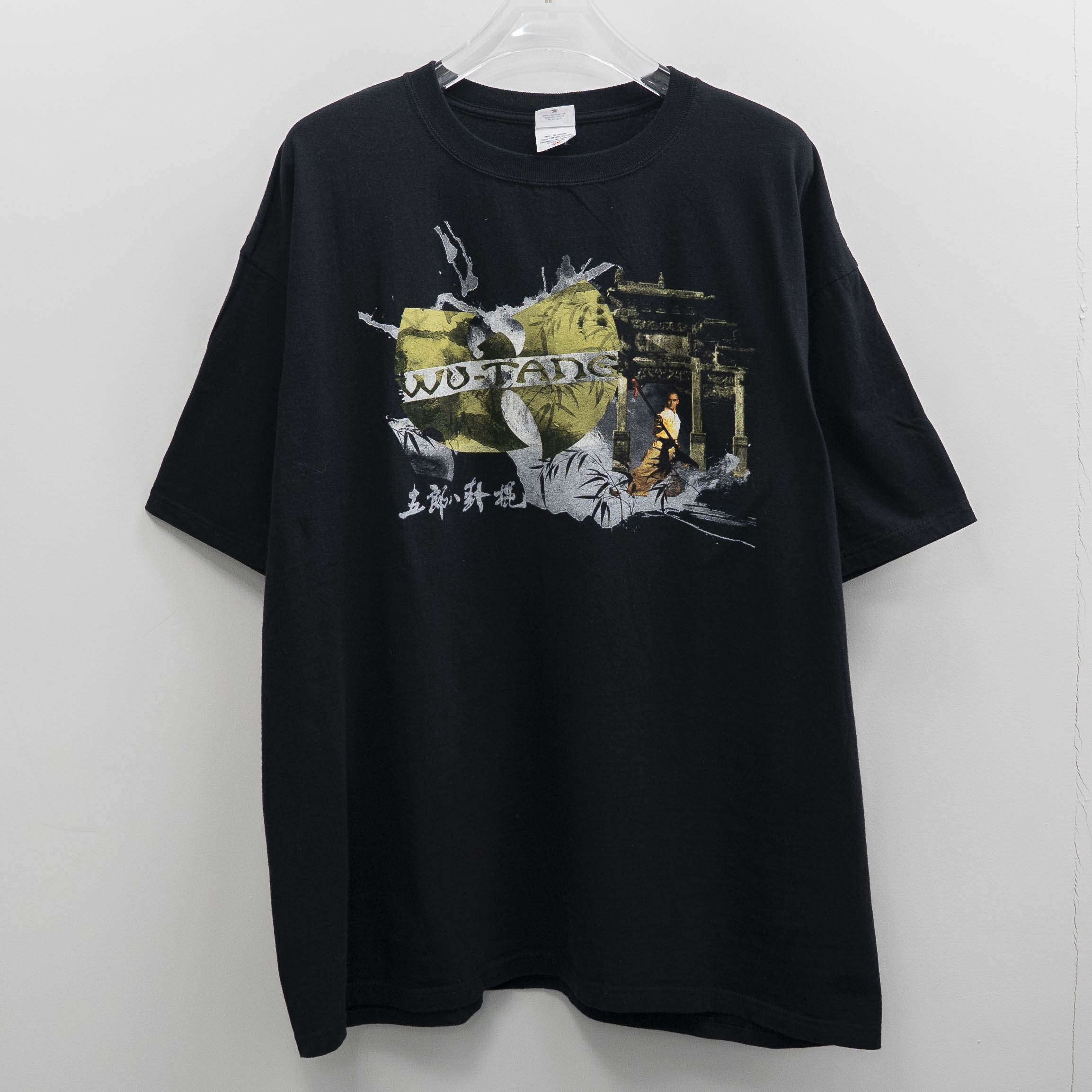 00s VINTAGE TEE Wu-Tang Clan \" 8 Diagrams \"" Anvil 2XL ウータン・血縁グループ 半袖プルオーバー 黒いこと"