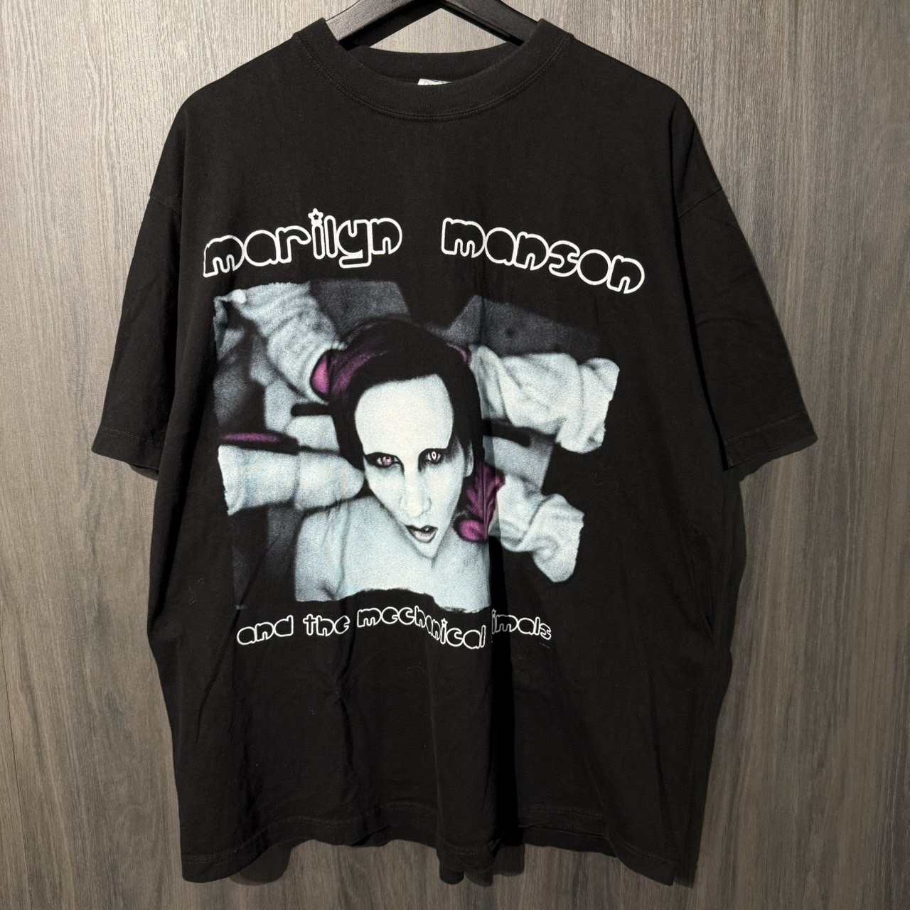 Marilyn Manson GROTESK BURLESK Tシャツ Black Vintage T-Shirt - Marilyn Manson Grotesk Burlesk - L