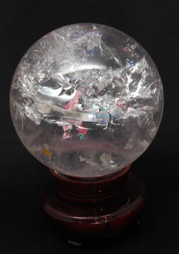レインボー水晶玉（直径115ミリ）｜天宝堂
