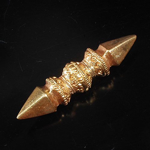 楽天市場】光則作 純銀製五寸五鈷杵(24金鍍金版） : 日本黎明社 楽天